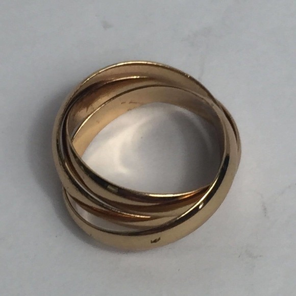 Vintag Avon Gold Tone Rolling Ring Size 8.75 - Picture 4 of 6